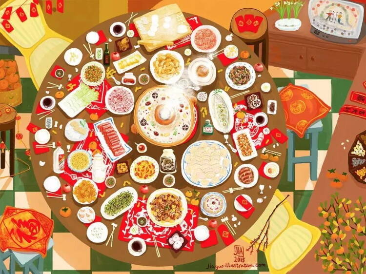 冬至团圆饭