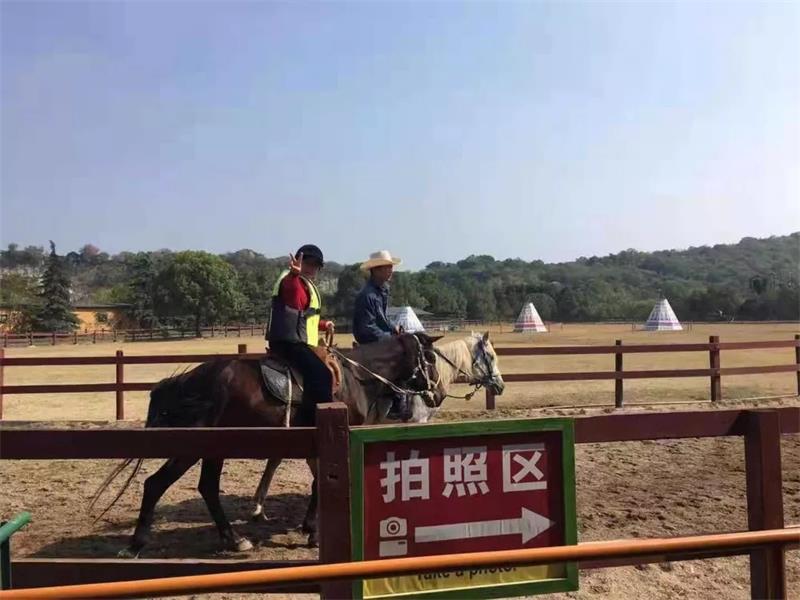 牛仔度假村骑马